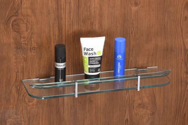 8MM Glass To Glass Shelf Brass Fitting