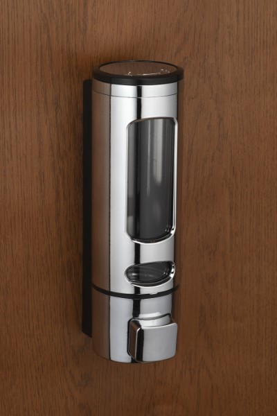 Capsule Plastic Soap Dispenser Chrome IMP