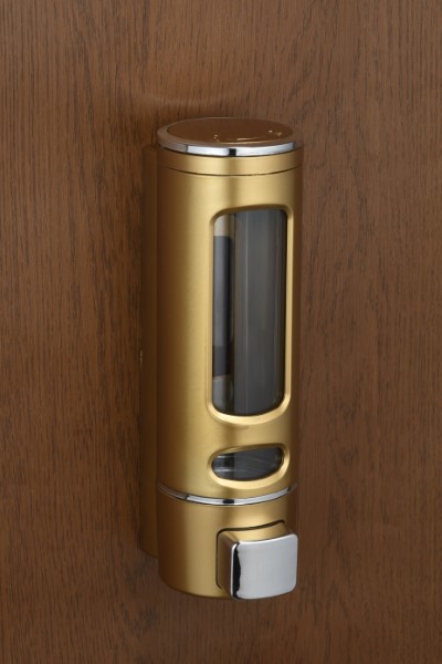 Capsule Plastic Soap Dispenser Gold IMP