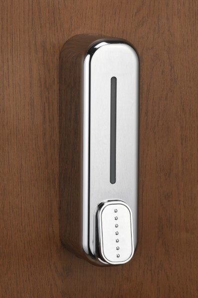 Dolphin Plastic Soap Dispenser Chrome IMP