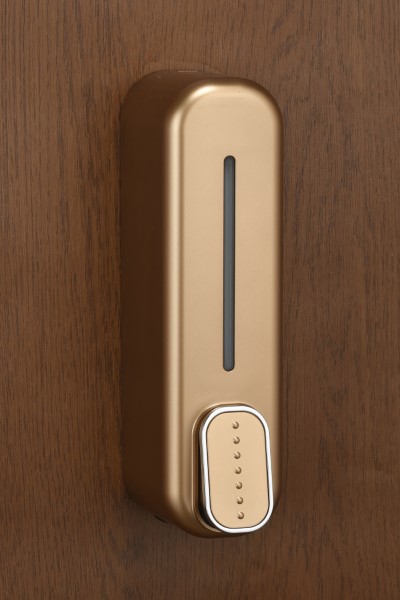 Dolphin Plastic Soap Dispenser Gold IMP