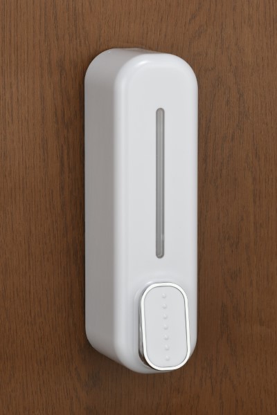 Dolphin Plastic Soap Dispenser White IMP