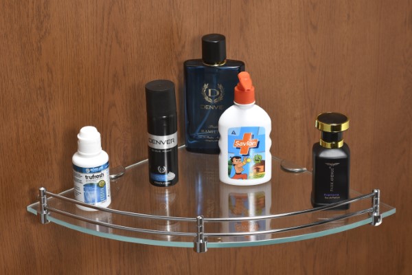 Glass Corner Brass Fitting