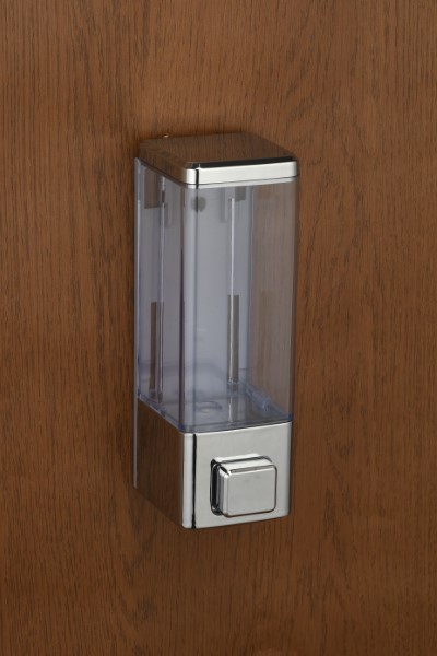 LO1 Plastic Soap Dispenser Chrome IMP