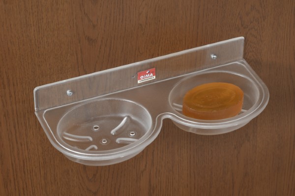 Oima Unbreakable Double Soap Dish Oval