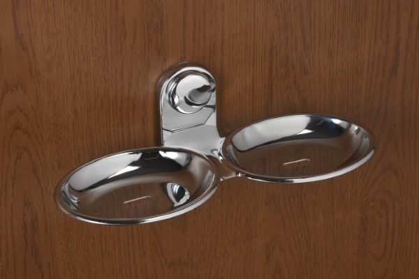 SKA SS Dolphin Double Soap Dish