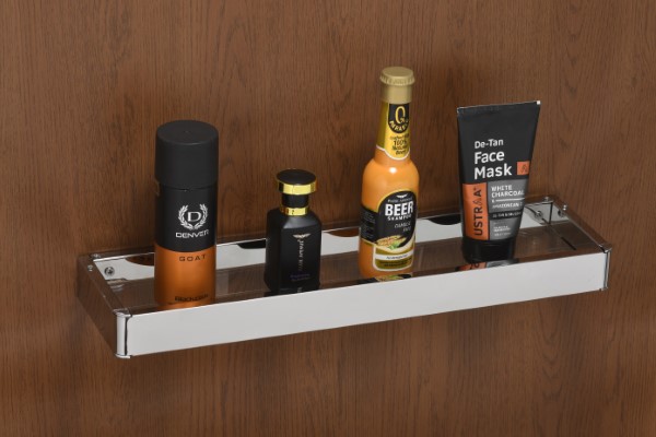 SKA SS +GLASS  Shelf Chrome