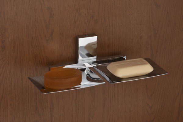 SS Biscuit Double Soap Dish