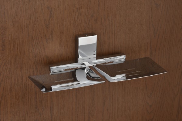 SS Biscuit Double Soap Dish