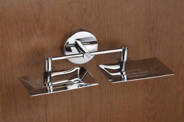 SS Diamond Double Soap Dish